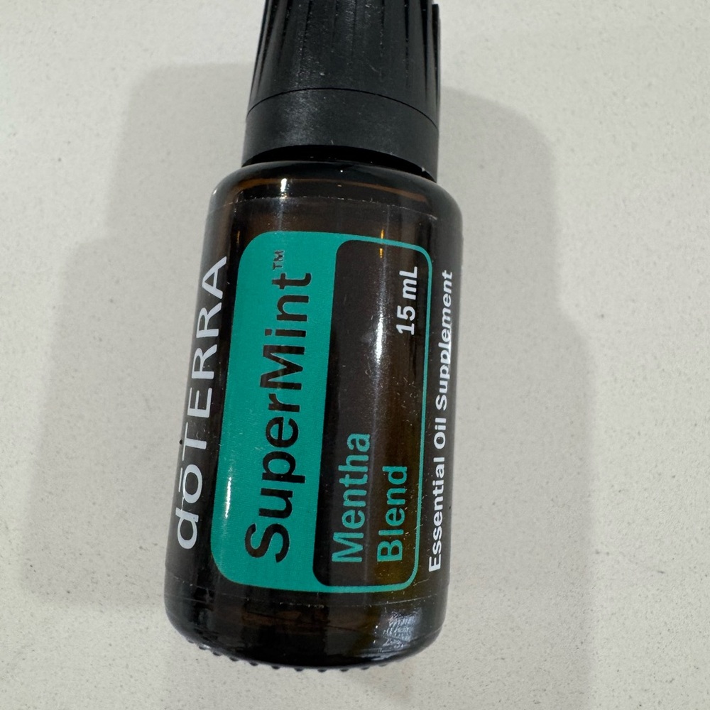 doTERRA SuperMint Mentha Blend with Teal Label